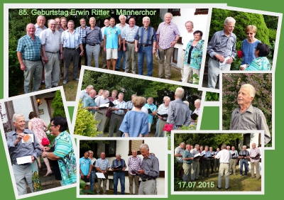 Der Maennerchor bei Erwin Ritter