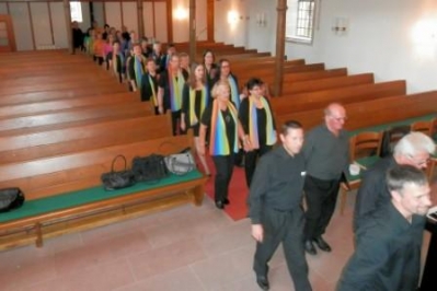 22. Juli Gospelkonzert - Fotos vor dem Auftritt