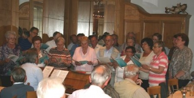 Ausflug mit Enkirch - Auch der Gemischte Chor präsentiert sich